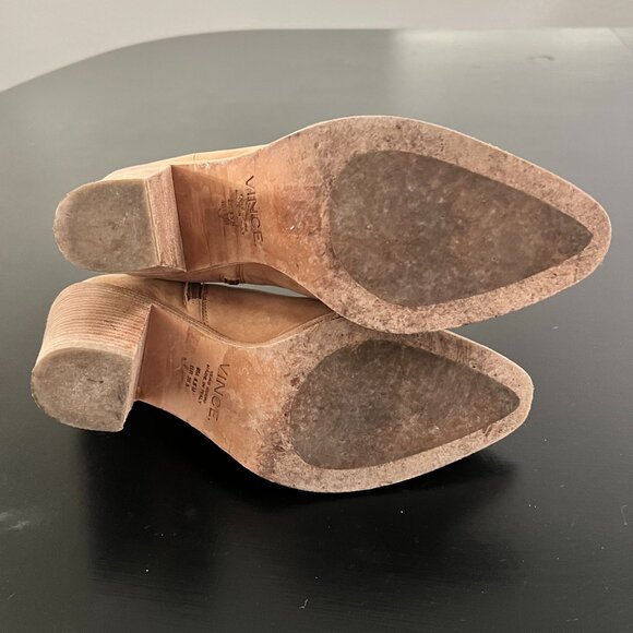 VINCE Easton Suede Bootie in Sand Tan 8.5 - Picture 6 of 6